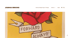 Desktop Screenshot of joannabrooks.org